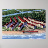 Poster Hôtel Cedar Point Ohio Breakers 1920 (Devant)