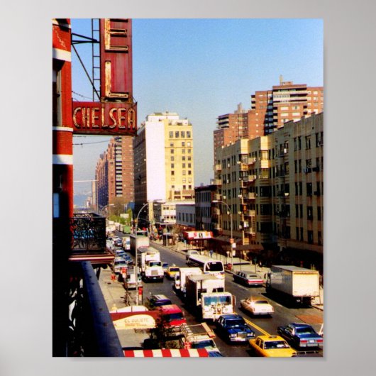Poster Hotel Chelsea, 8 x 10, New York City, Imprimer (Devant)