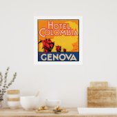 Poster Hotel Colombia Genova (Cuisine)