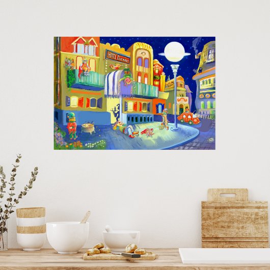 Poster ***Hôtel Colossal de Goblins*** (Cuisine)