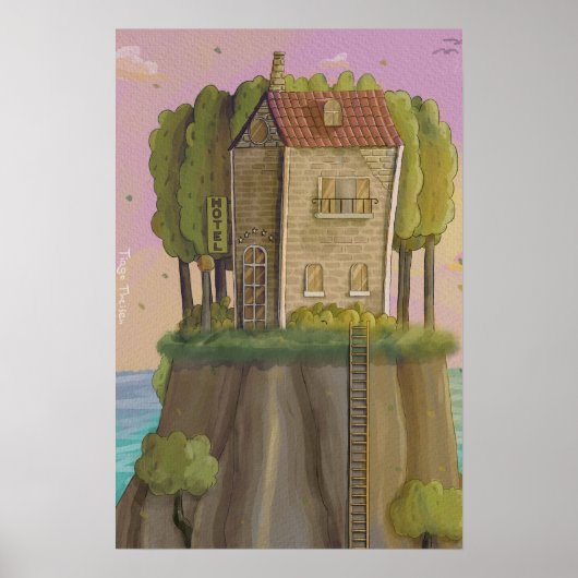 Poster Hôtel dans le ciel (Devant)