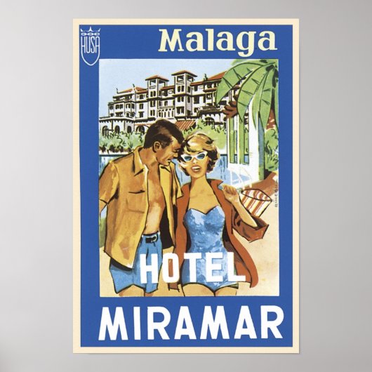 Poster Hôtel de Malaga Miramar (Devant)