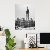 Poster Hôtel de ville à Philadelphie (Bureau à domicile)