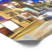 Poster Hôtel de ville à Philadelphie pendant la nuit (Coin)