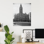 Poster Hôtel de ville à Richmond (Bureau à domicile)