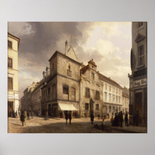 Poster Hôtel de ville de Berlin, 1867