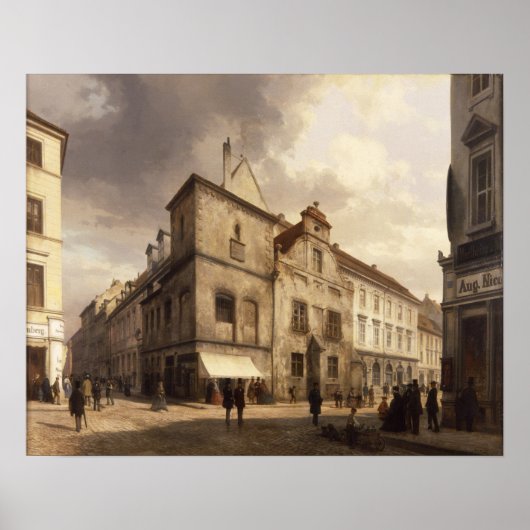 Poster Hôtel de ville de Berlin, 1867 (Devant)