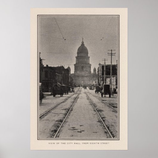 Poster Hôtel de ville de San Francisco à partir de 8ème S (Devant)
