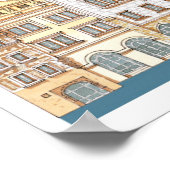 Poster Hôtel de ville. Prague Tchèque (Coin)