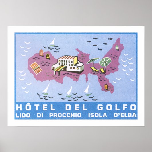 Poster Hotel Del Golfo (Devant)