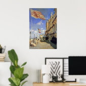 Poster Hôtel des Roches Noires, Trouville par Claude Mone (Bureau à domicile)