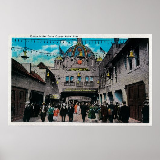 Poster Hôtel Dome de Ocean Park Pier (Devant)