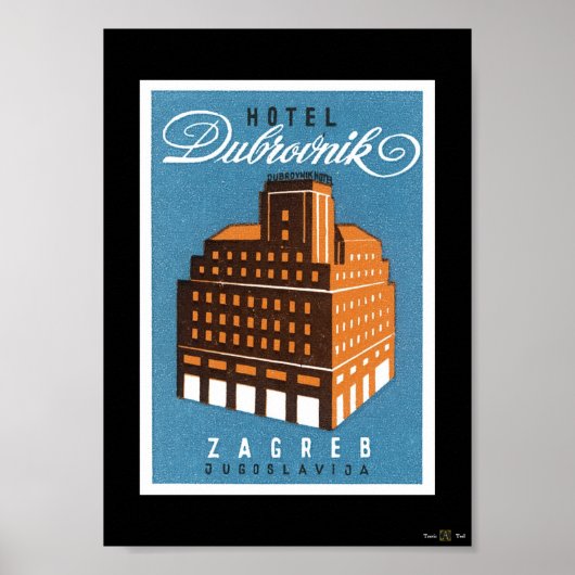 POSTER HOTEL DUBROVNIK (Devant)