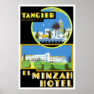 Poster Hôtel El Minzah, Tanger