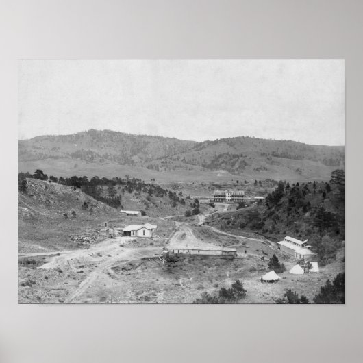 Poster Hôtel et Bathhouses dans le Canyon Wiwalakahta (Devant)