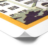 Poster Hôtel Hakone (blanc) (Coin)