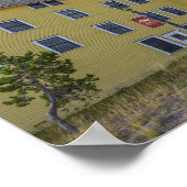 Poster Hôtel Lake Yellowstone, Parc national de Yellowsto (Coin)