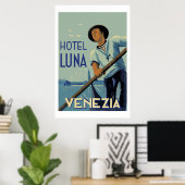 Poster Hotel Luna (Venezia Italie) (Bureau à domicile)