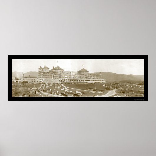 Poster Hôtel Mount Washington Photo 1905 (Devant)