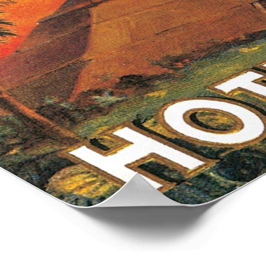 Poster Hotel Regis, Mexique (Coin)