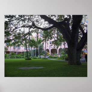 POSTER HÔTEL ROYAL HAWAIIAN ROSE