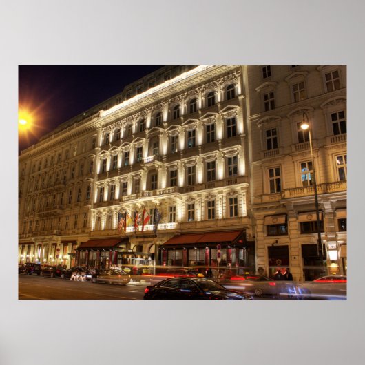 Poster Hotel Sacher (Devant)