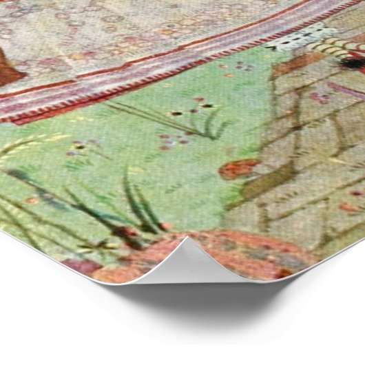 Poster Hotte rouge - Image vintage (Coin)