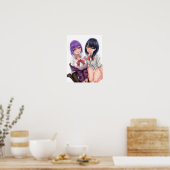 Poster Hotties écolières (Cuisine)