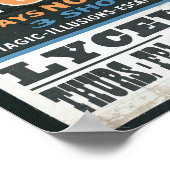 Poster Houdini SPirits Retour Magie Afficher l'affiche (Coin)