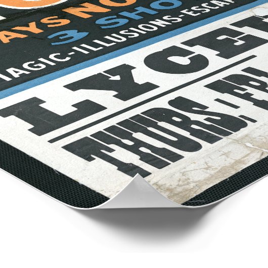 Poster Houdini SPirits Retour Magie Afficher l'affiche (Coin)