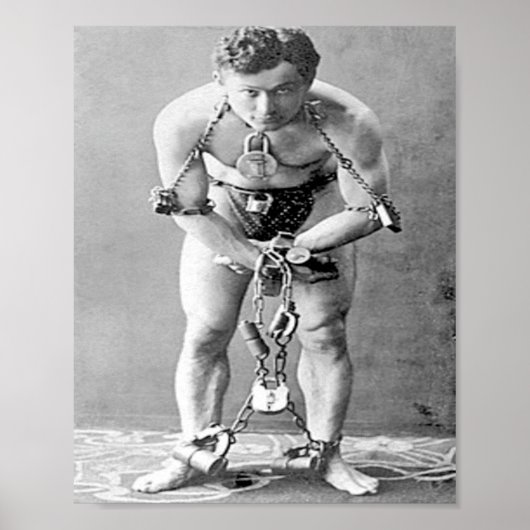 Poster Houdini Vintage (Devant)