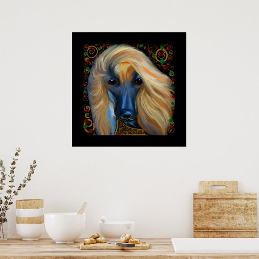 Poster Hound afghan (Cuisine)