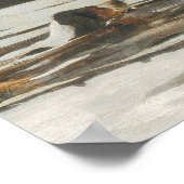 Poster Hound and Hunter, 1892 (huile sur toile) (Coin)