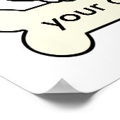 Poster Hound Basset personnalisé (Coin)