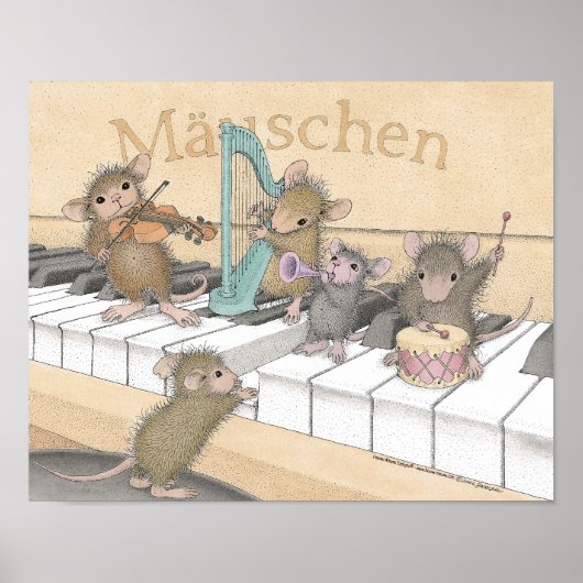 Poster House-Mouse Designs® - Wall Art (Devant)