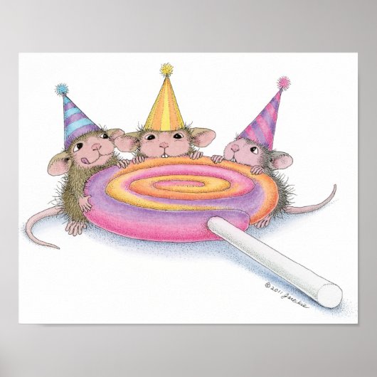 Poster House-Mouse Designs® - Wall Art (Devant)