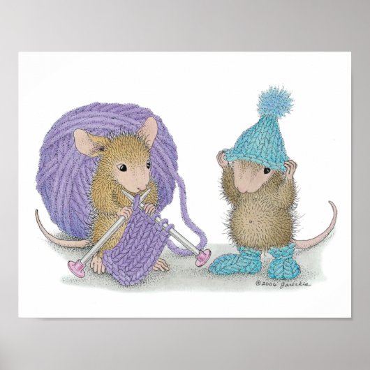 Poster House-Mouse Designs® - Wall Art (Devant)