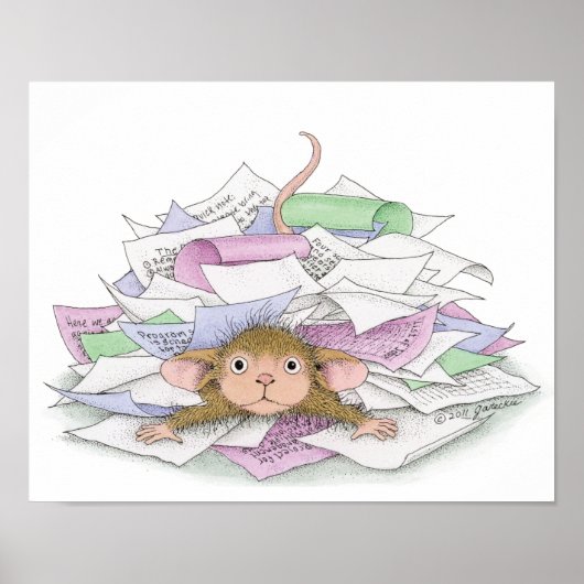 Poster House-Mouse Designs® - Wall Art (Devant)