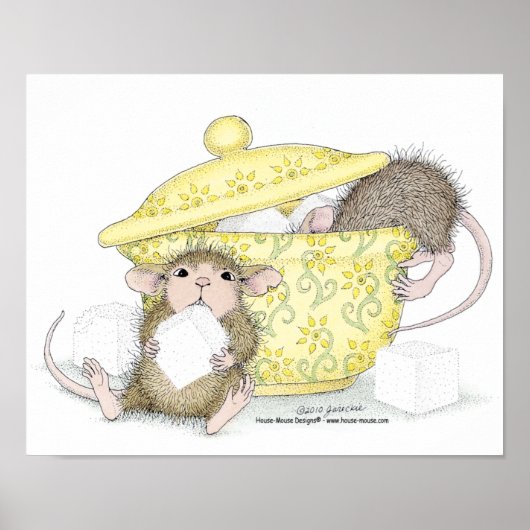 Poster House-Mouse Designs® - Wall Art (Devant)