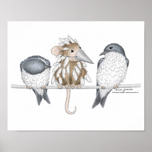 Poster House-Mouse Designs® - Wall Art (Devant)