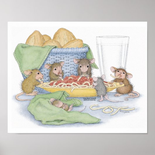Poster House-Mouse Designs® -  Wall Art (Devant)