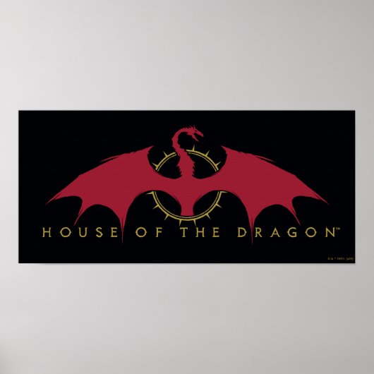 Poster HOUSE of the Dragon | Dragon Graphic (Devant)