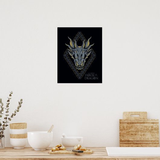Poster HOUSE of the Dragon | Skull Diamond Crest (Cuisine)