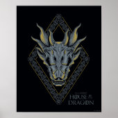 Poster HOUSE of the Dragon | Skull Diamond Crest (Devant)