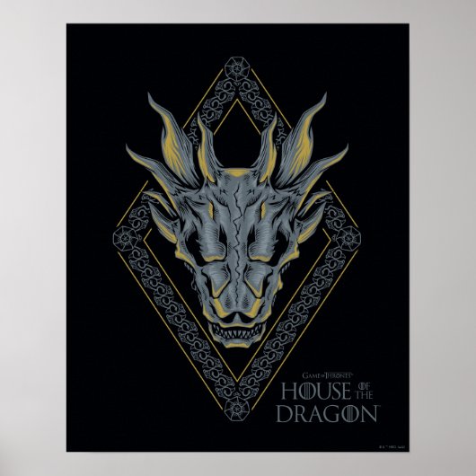 Poster HOUSE of the Dragon | Skull Diamond Crest (Devant)