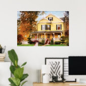 Poster House - Yellow Lace -  Dream House (Bureau à domicile)