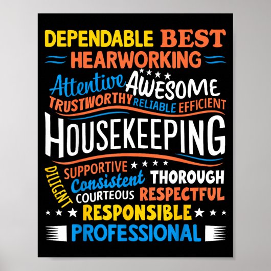 Poster Housekeeng Appreciation Environmental Services Wee (Devant)