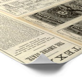 Poster Houston et Texas Central Railway à travers le Texa (Coin)