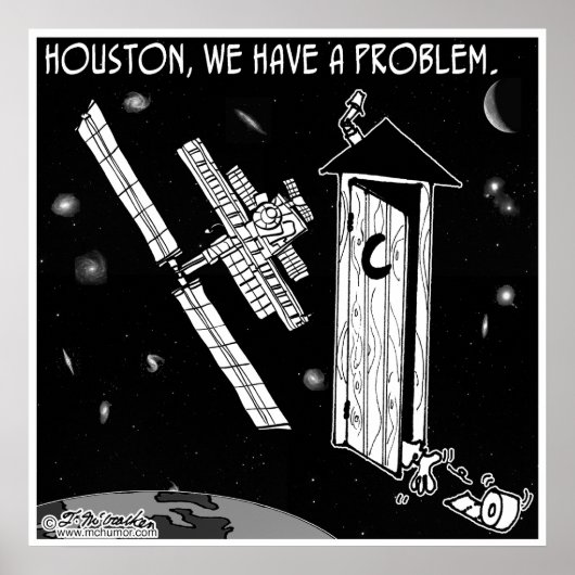 Poster Houston, Nous Avons Un Problème (Devant)