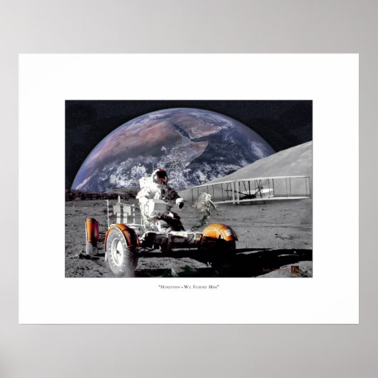 Poster Houston Nous L'Avons Trouvé (Devant)